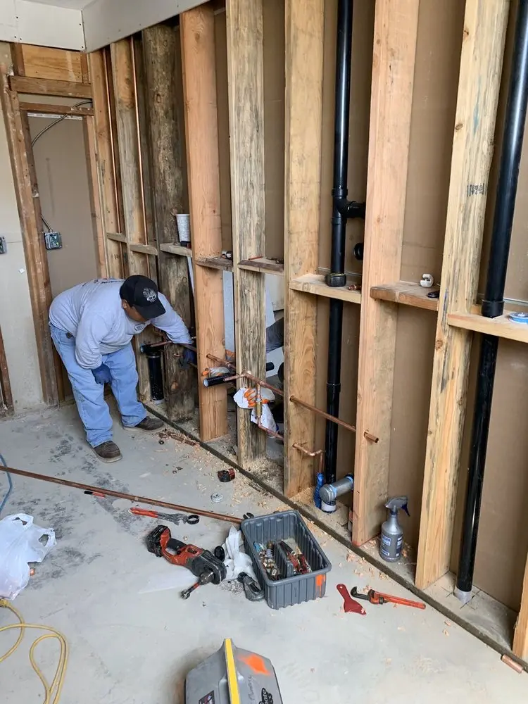 Commercial rough-in plumbing for Commercial Plumbing in Laurel